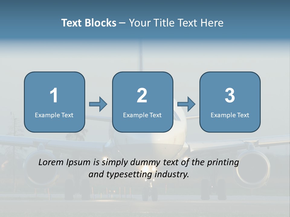 Morning Departure - Frontview PowerPoint Template
