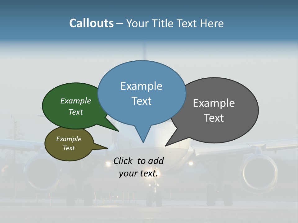 Morning Departure - Frontview PowerPoint Template