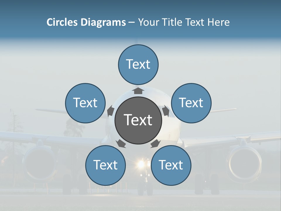 Morning Departure - Frontview PowerPoint Template