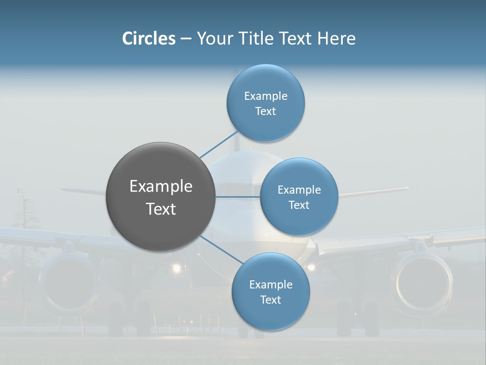 Morning Departure - Frontview PowerPoint Template
