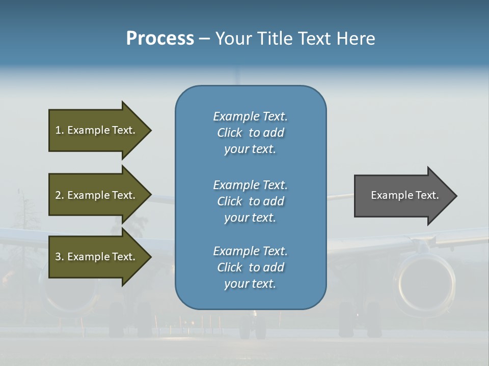 Morning Departure - Frontview PowerPoint Template
