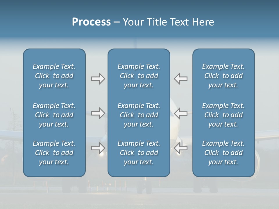 Morning Departure - Frontview PowerPoint Template
