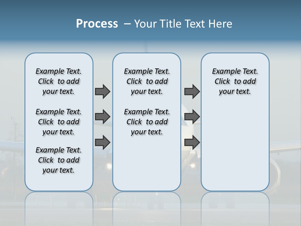 Morning Departure - Frontview PowerPoint Template