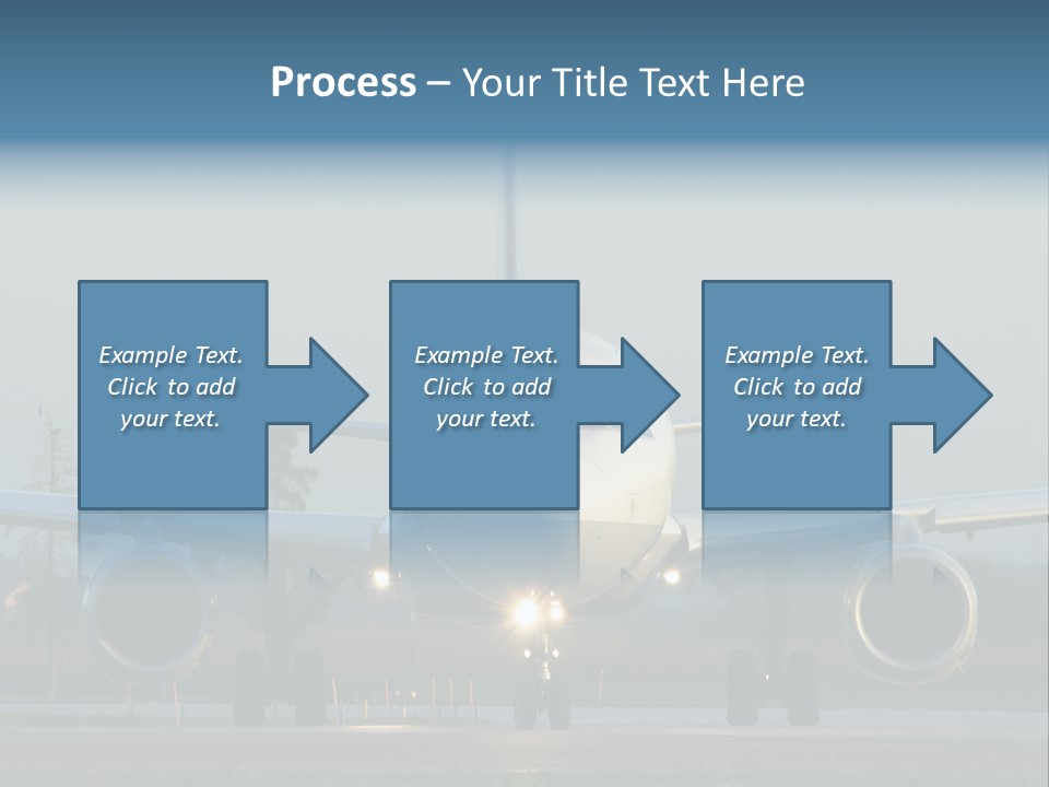 Morning Departure - Frontview PowerPoint Template