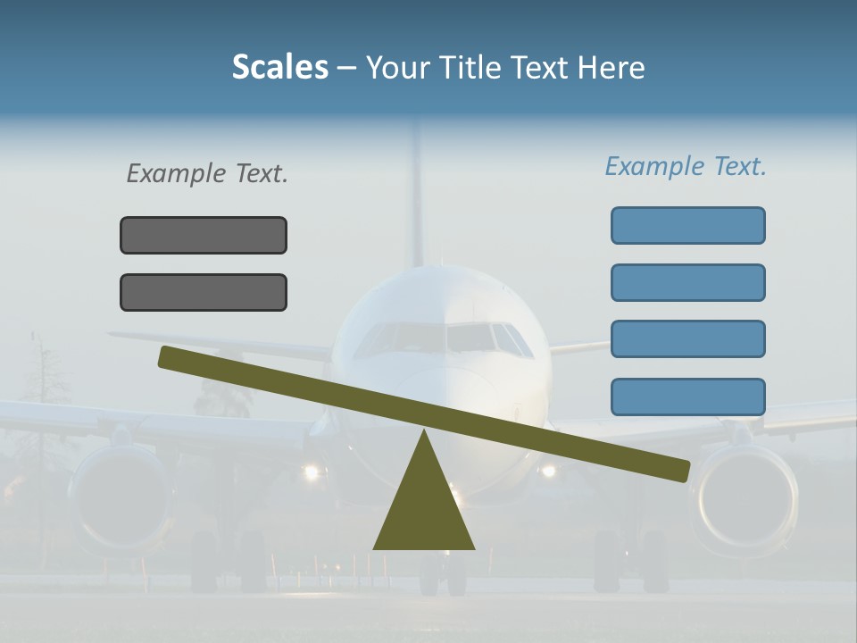 Morning Departure - Frontview PowerPoint Template