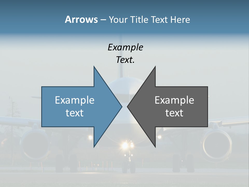 Morning Departure - Frontview PowerPoint Template