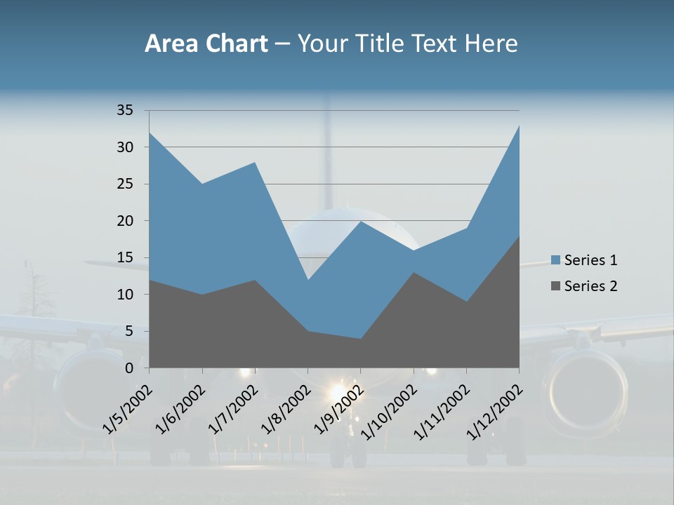 Morning Departure - Frontview PowerPoint Template