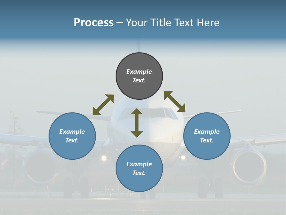 Morning Departure - Frontview PowerPoint Template