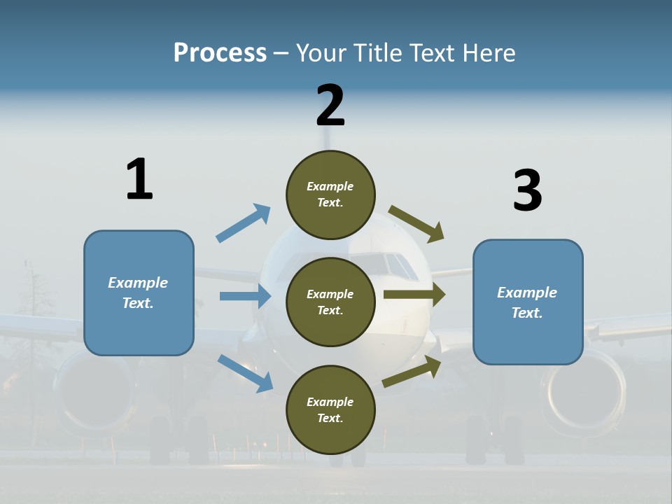 Morning Departure - Frontview PowerPoint Template