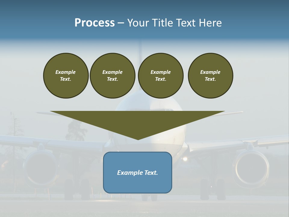 Morning Departure - Frontview PowerPoint Template