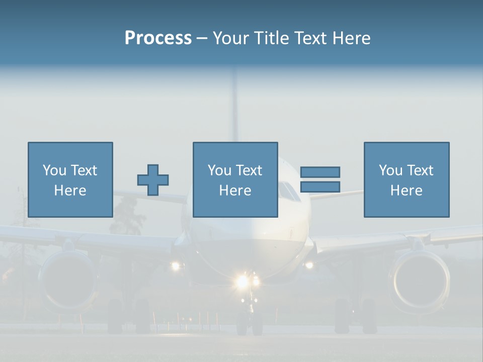 Morning Departure - Frontview PowerPoint Template
