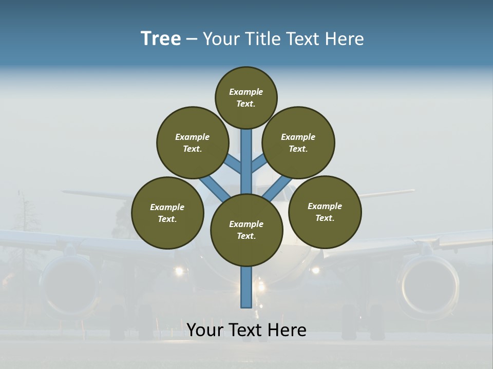 Morning Departure - Frontview PowerPoint Template
