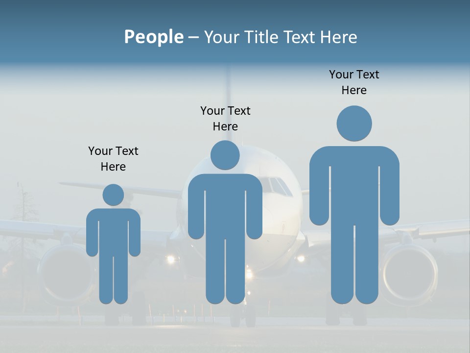 Morning Departure - Frontview PowerPoint Template