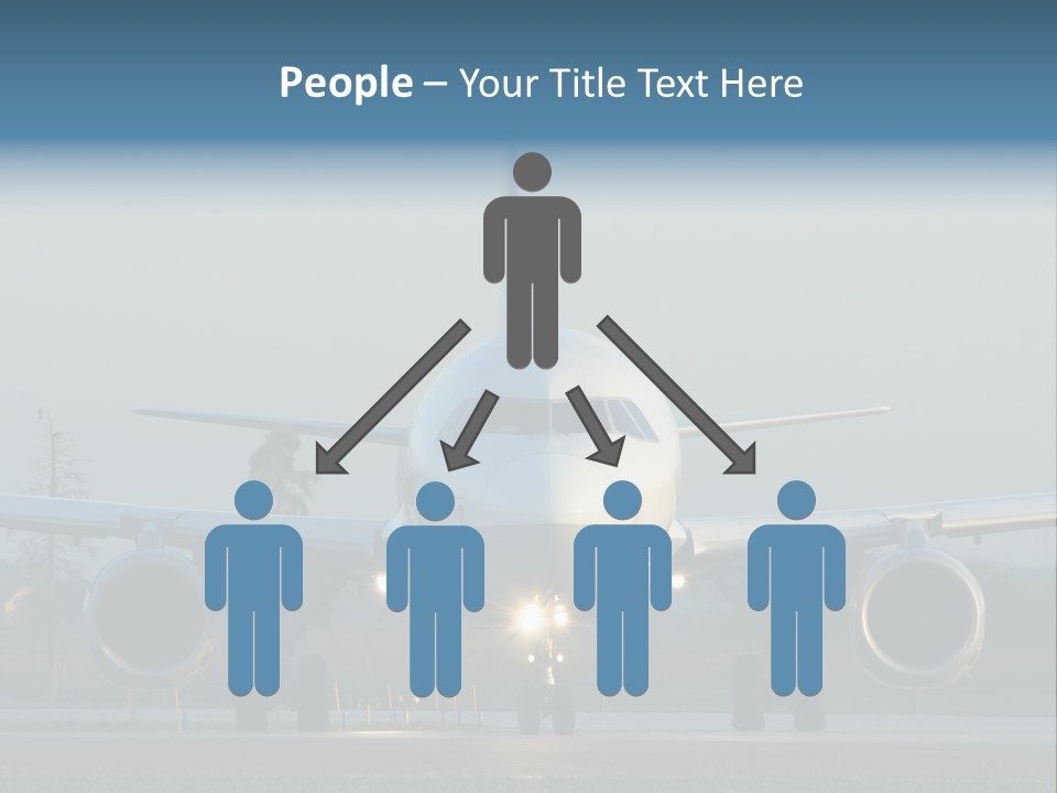 Morning Departure - Frontview PowerPoint Template