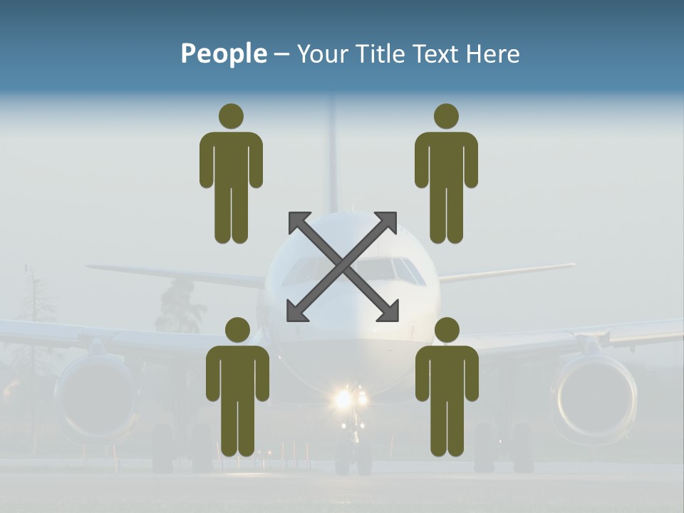 Morning Departure - Frontview PowerPoint Template