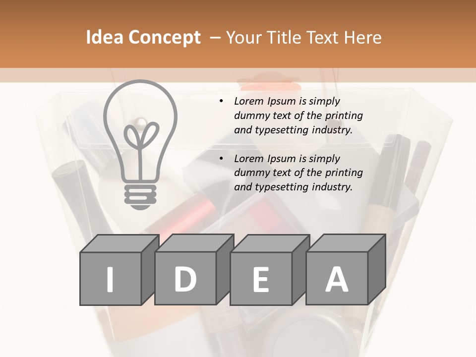 Fresh Green Asparagus PowerPoint Template