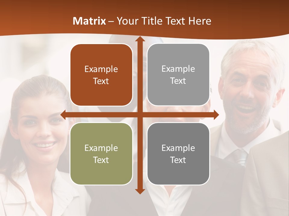 A Beautiful Nature Path Through A Garden. PowerPoint Template