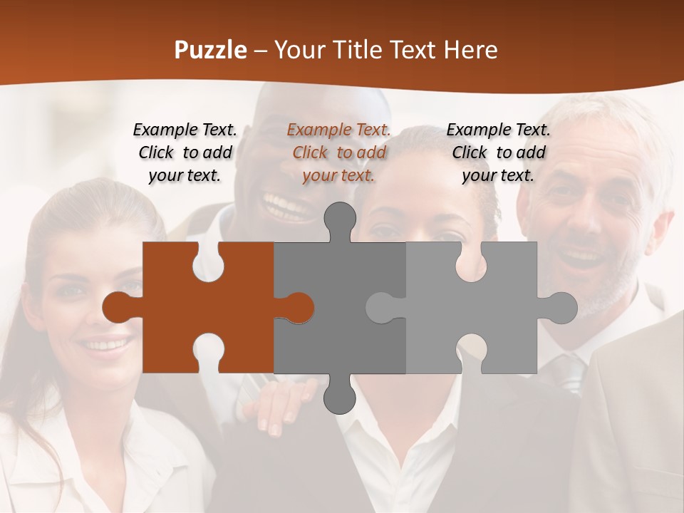 A Beautiful Nature Path Through A Garden. PowerPoint Template