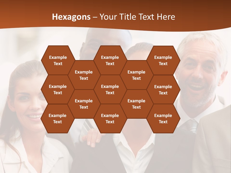 A Beautiful Nature Path Through A Garden. PowerPoint Template