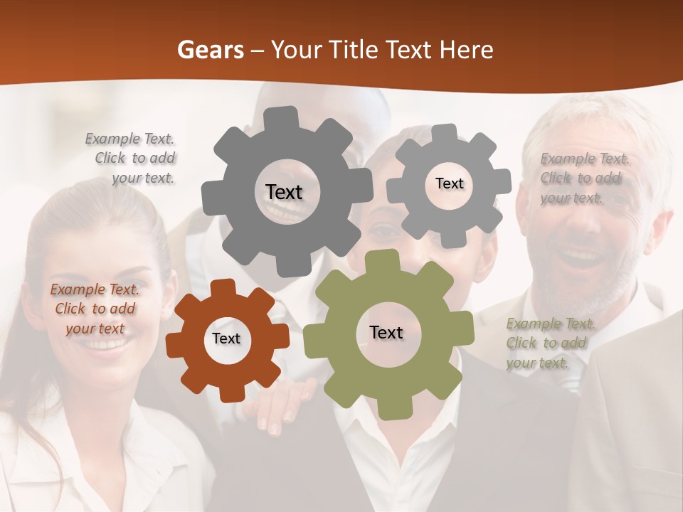 A Beautiful Nature Path Through A Garden. PowerPoint Template