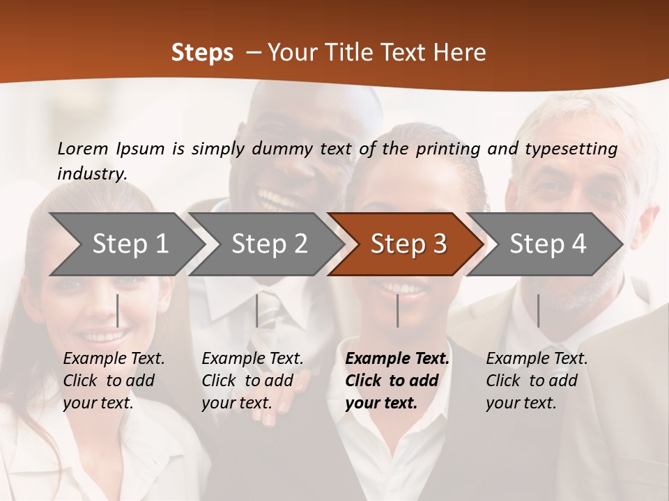 A Beautiful Nature Path Through A Garden. PowerPoint Template
