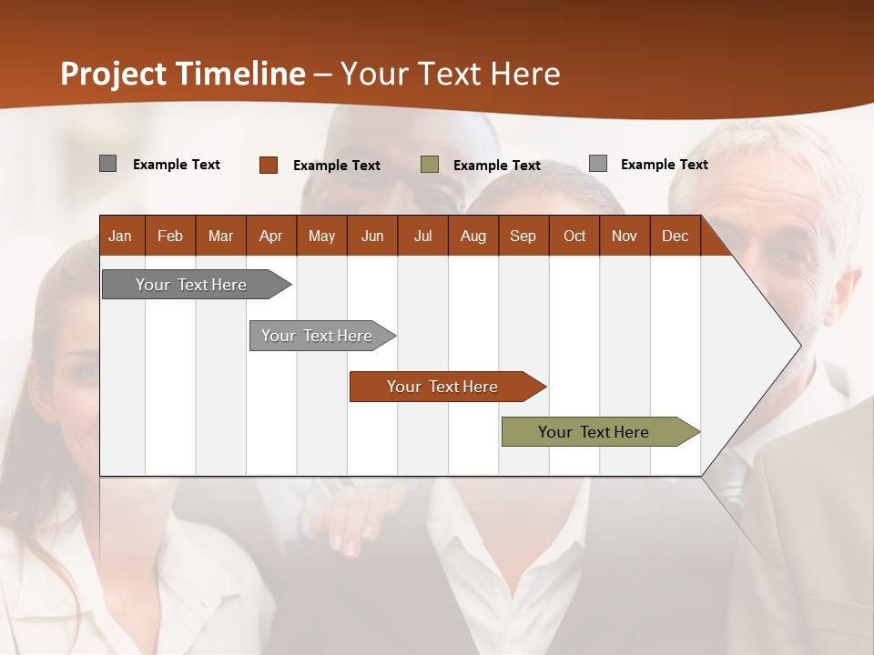 A Beautiful Nature Path Through A Garden. PowerPoint Template