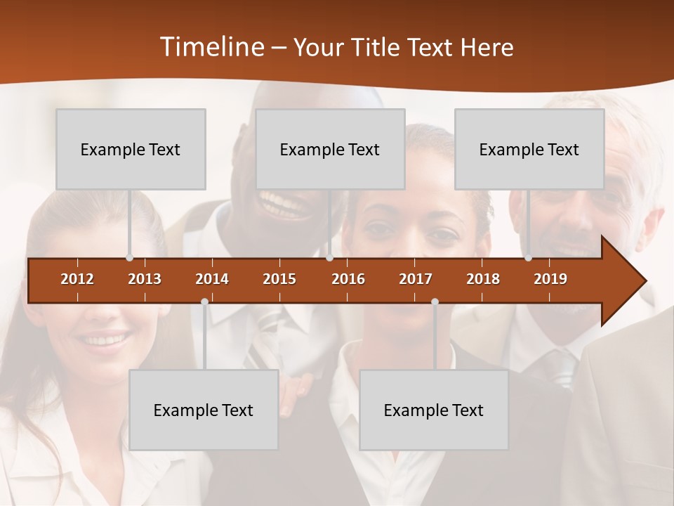 A Beautiful Nature Path Through A Garden. PowerPoint Template