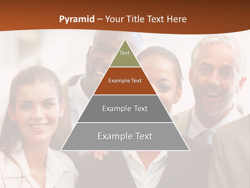 A Beautiful Nature Path Through A Garden. PowerPoint Template