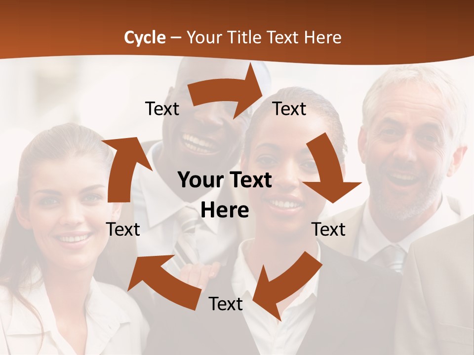 A Beautiful Nature Path Through A Garden. PowerPoint Template