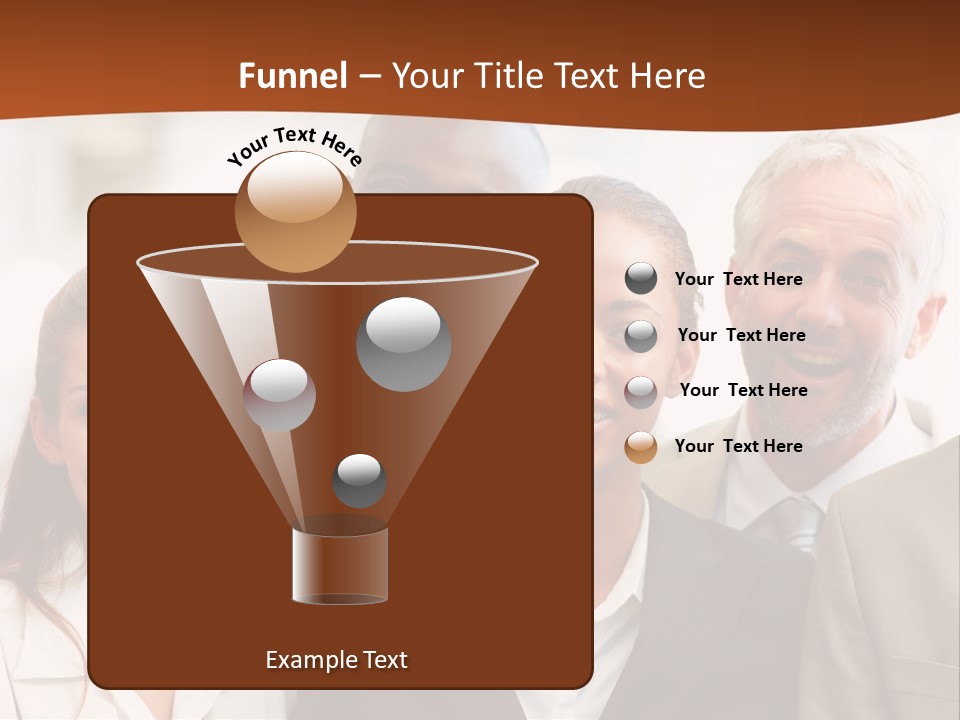 A Beautiful Nature Path Through A Garden. PowerPoint Template