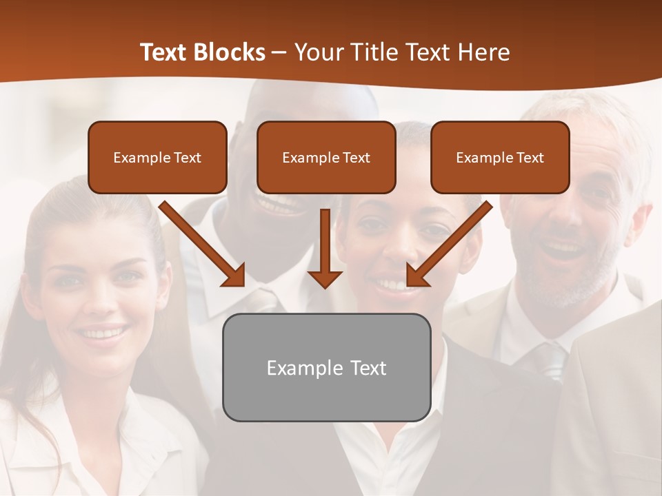 A Beautiful Nature Path Through A Garden. PowerPoint Template