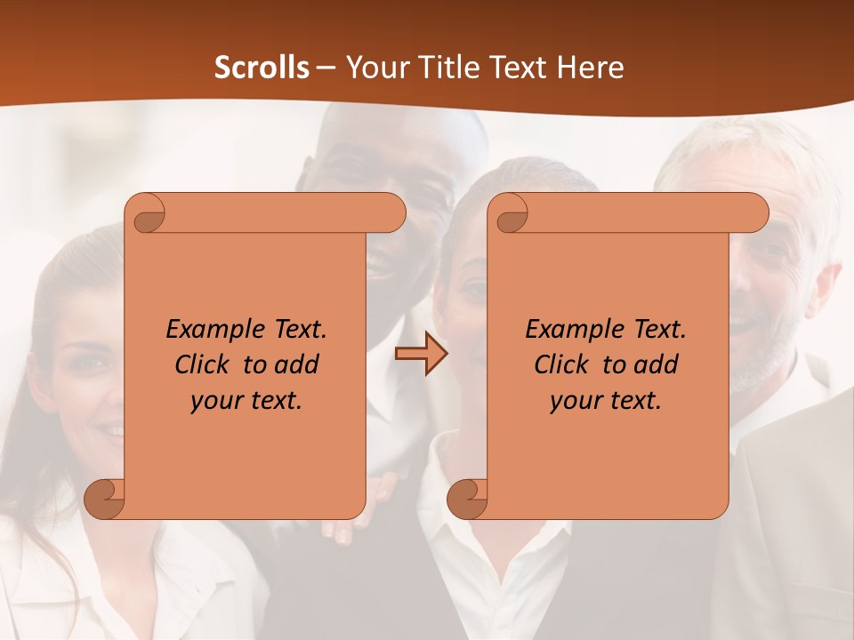 A Beautiful Nature Path Through A Garden. PowerPoint Template