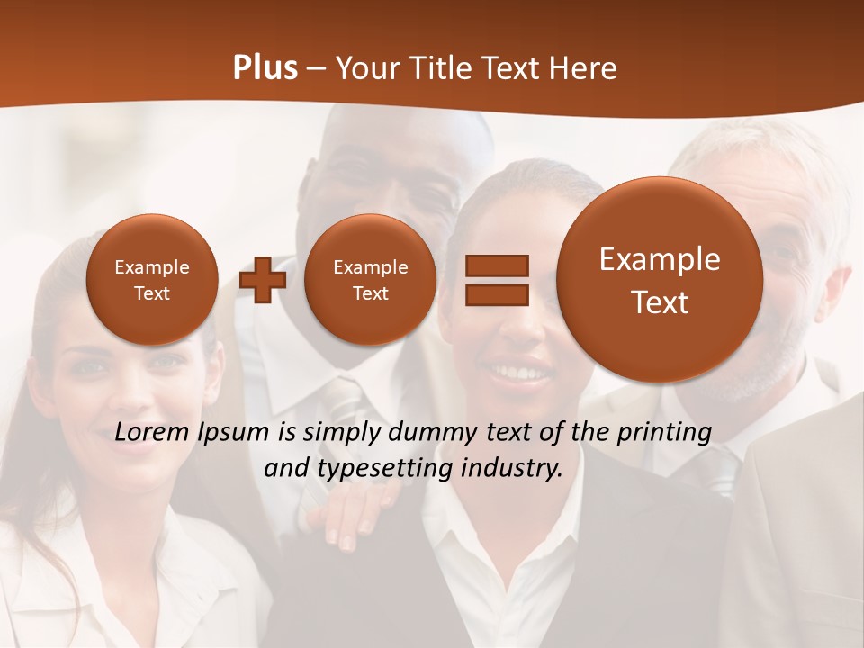 A Beautiful Nature Path Through A Garden. PowerPoint Template