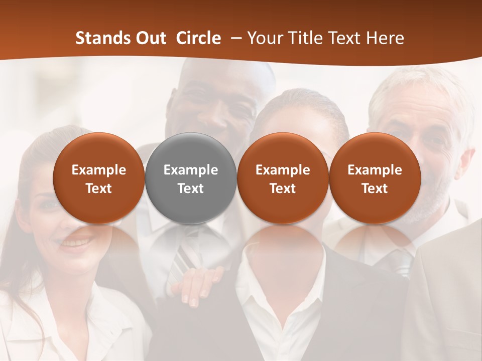 A Beautiful Nature Path Through A Garden. PowerPoint Template