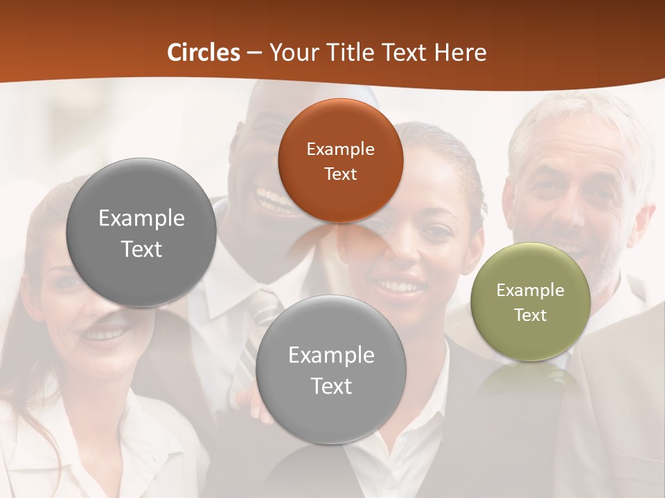 A Beautiful Nature Path Through A Garden. PowerPoint Template