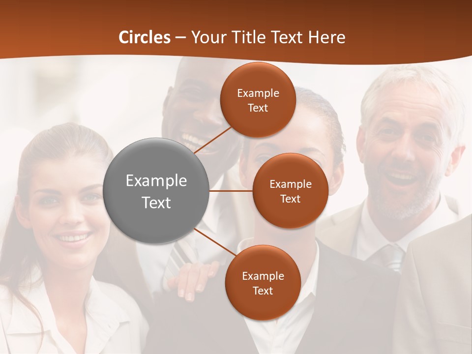 A Beautiful Nature Path Through A Garden. PowerPoint Template