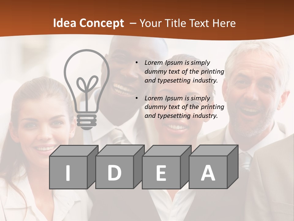 A Beautiful Nature Path Through A Garden. PowerPoint Template