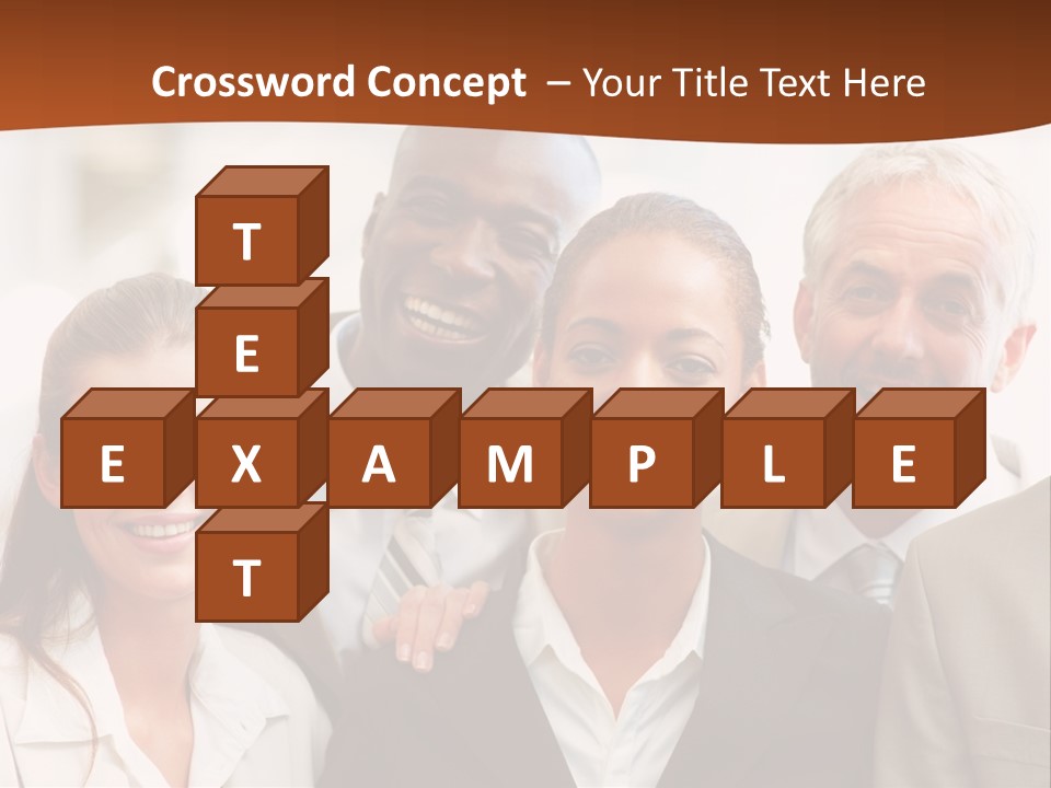 A Beautiful Nature Path Through A Garden. PowerPoint Template