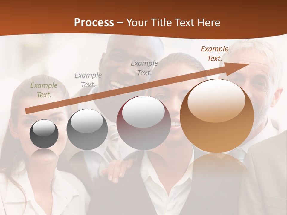 A Beautiful Nature Path Through A Garden. PowerPoint Template