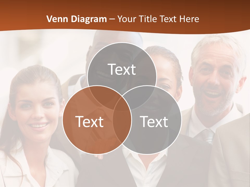 A Beautiful Nature Path Through A Garden. PowerPoint Template