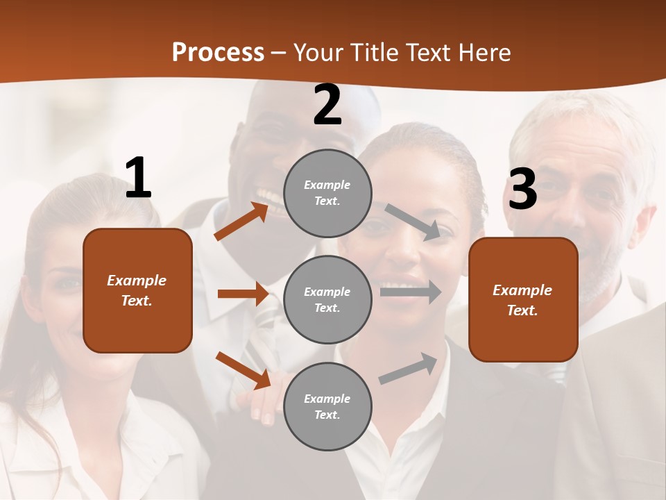 A Beautiful Nature Path Through A Garden. PowerPoint Template