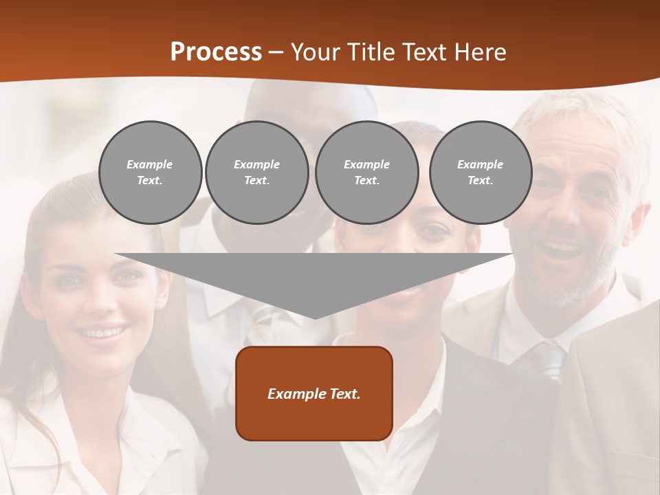 A Beautiful Nature Path Through A Garden. PowerPoint Template