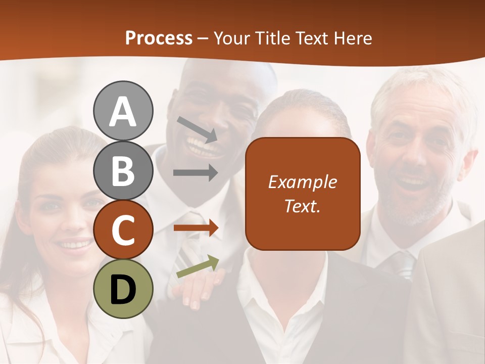 A Beautiful Nature Path Through A Garden. PowerPoint Template