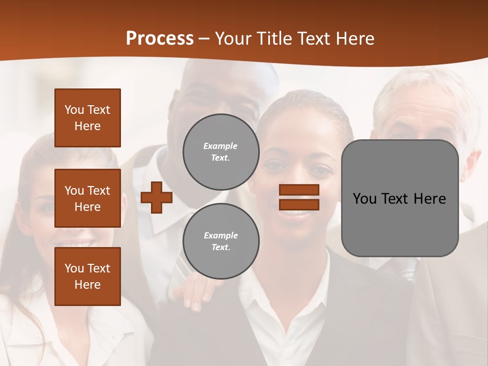 A Beautiful Nature Path Through A Garden. PowerPoint Template