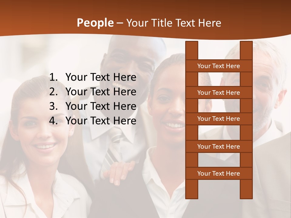 A Beautiful Nature Path Through A Garden. PowerPoint Template