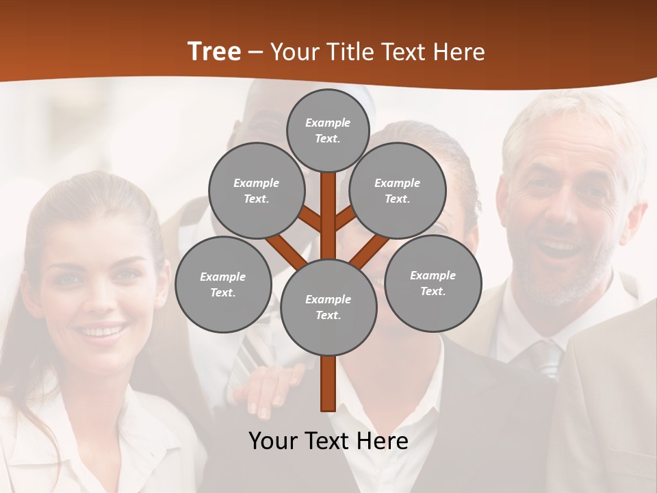 A Beautiful Nature Path Through A Garden. PowerPoint Template