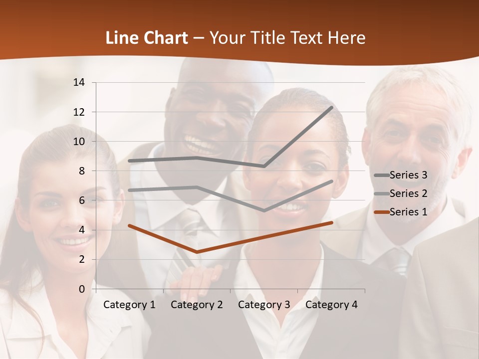 A Beautiful Nature Path Through A Garden. PowerPoint Template