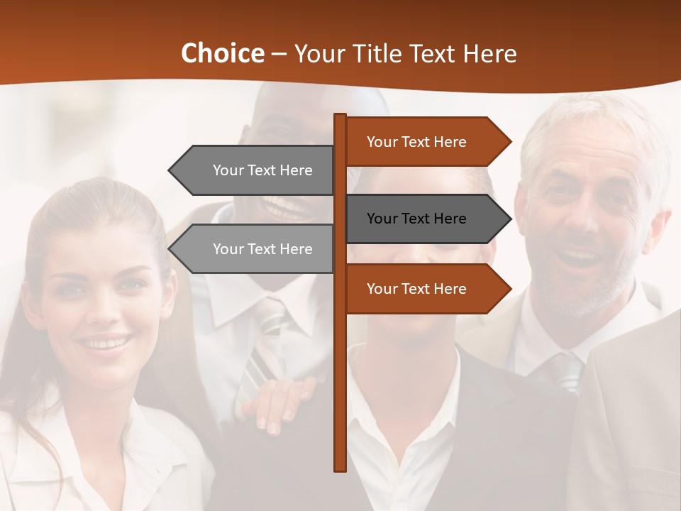 A Beautiful Nature Path Through A Garden. PowerPoint Template