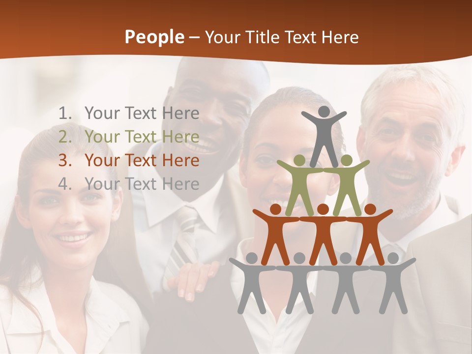 A Beautiful Nature Path Through A Garden. PowerPoint Template