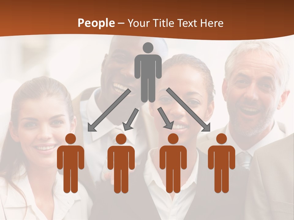 A Beautiful Nature Path Through A Garden. PowerPoint Template